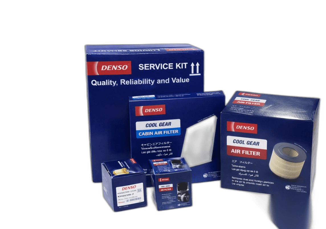DENSO Service KIT (AF+OF+FF+CF) ISUZU KB250 2.5TD 4JK1 2013-2018 thumbnail 2