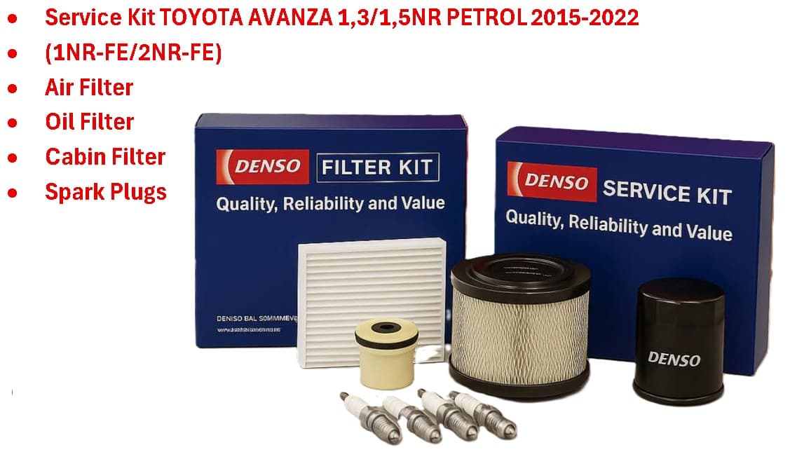 DENSO DENSO Service KIT (AF+OF+CF+Plugs) Toyota Avanza 2015-2022