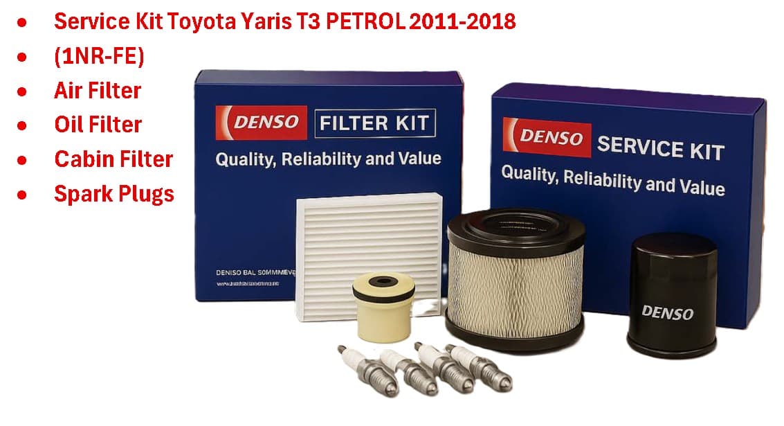 DENSO DENSO Service KIT (AF+OF+CF+Plugs) Toyota Yaris T3 1NR 2011-2018