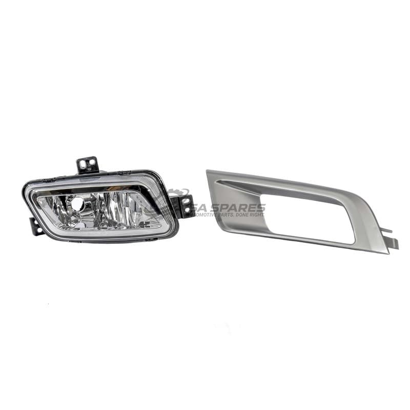 Ford Ranger T7 16- Fog Lamp Unit RH W/Painted Silver Grey Cover (Square Lamp) image 1