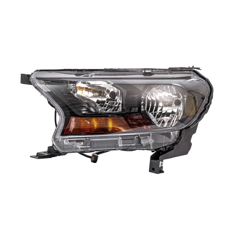 Ford Ranger T7 16- Headlamp LH Unit Manual/Electric Black W/DRL W/Orange Indicator ( Everest 16-) (H7/H15 Bulb) image 1