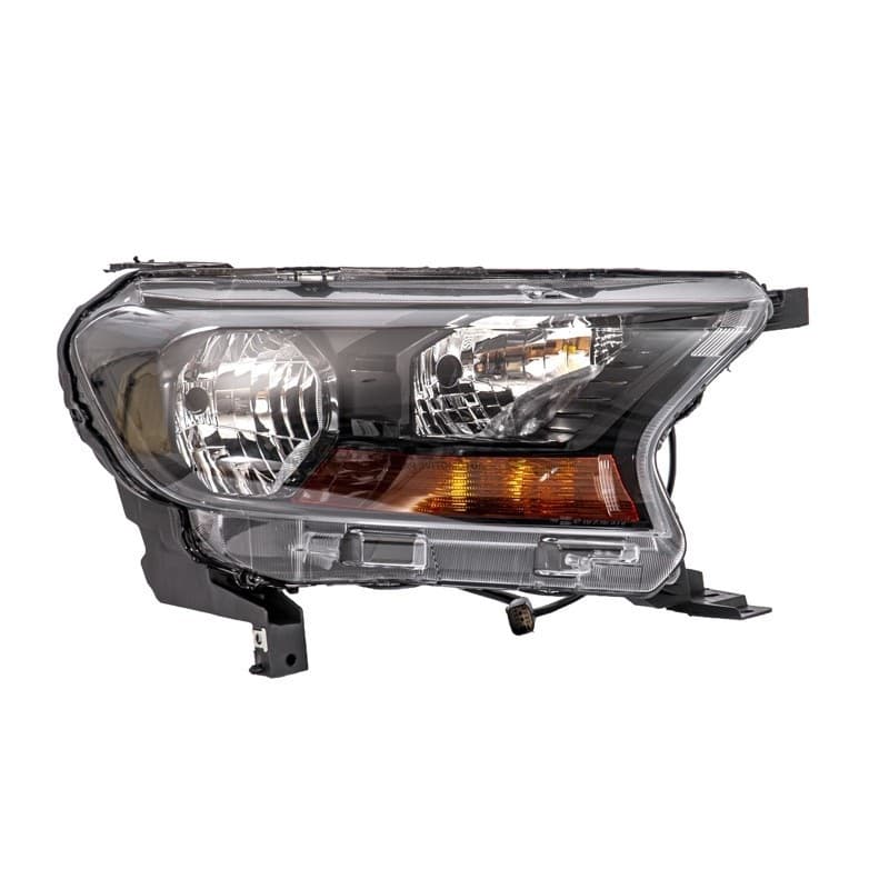 GENERIC Ford Ranger T7 16- Headlamp RH Unit Manual/Electric Black W/DRL W/Orange Indicator ( Everest 16-) (H7/H15 Bulb)