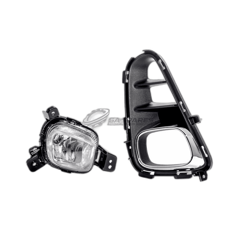 Kia Picanto 17- Fog Lamp Unit RH W/Chrome Bezel & Cover thumbnail 2