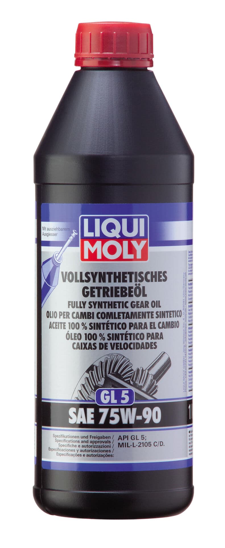 (LM1414) Fully Synthetic Gear Oil (Gl5) 75W90 1L image 1