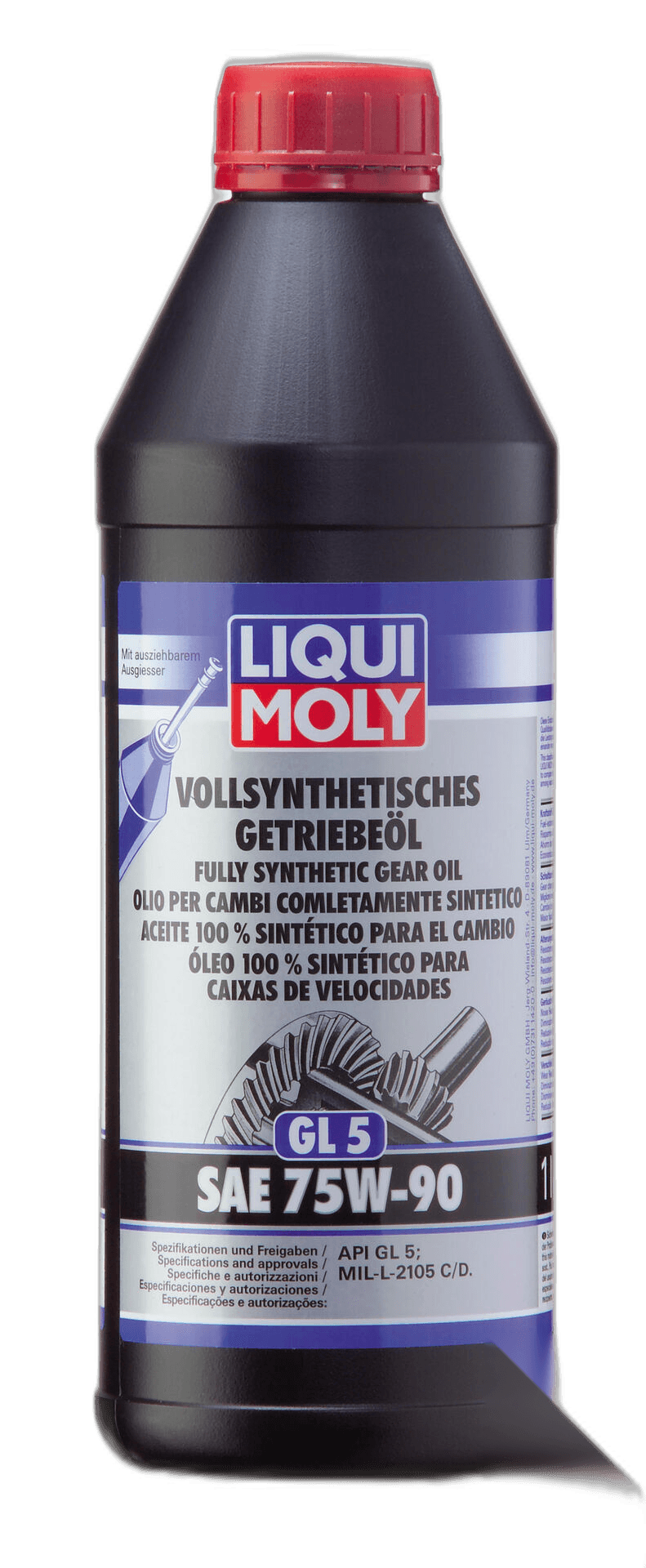 (LM1414) Fully Synthetic Gear Oil (Gl5) 75W90 1L thumbnail 2