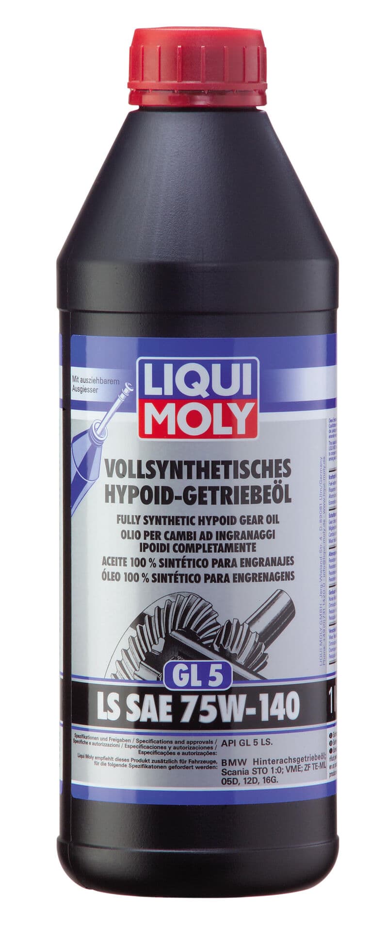 (LM4421) Fully Synthetic Hypoid Gear Oil - Gl5 Ls 75W140 image 1