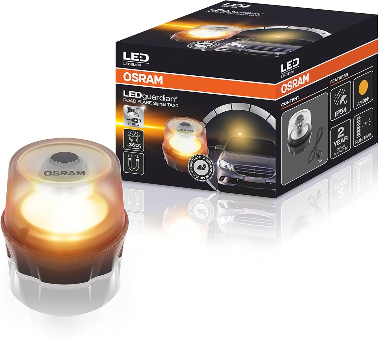 OSRAM OSRAM LED Gaurdian Roadflare TA20 (Rechargeable & Magnetic)