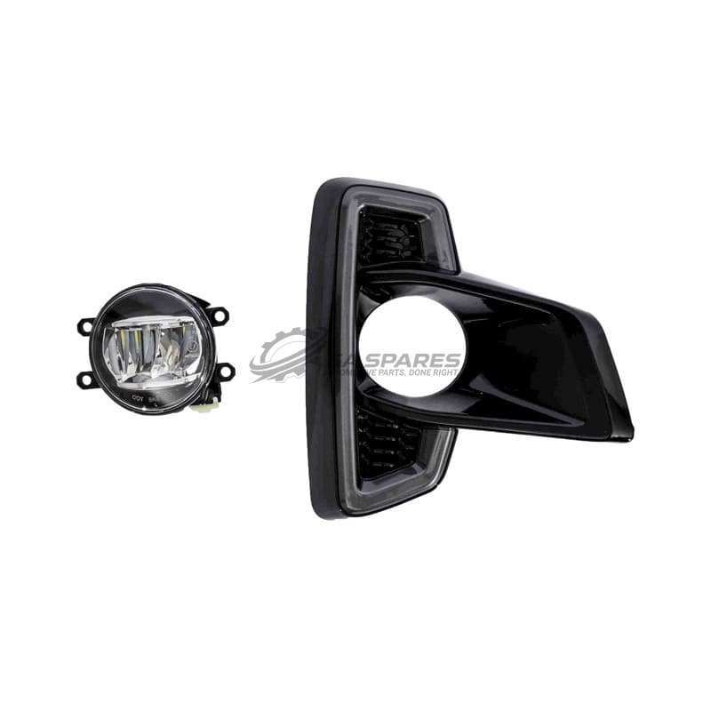 GENERIC Toyota Hilux GD6 18- Fog Lamp Unit RH W/Cover & Dark Grey Moulding (LED)