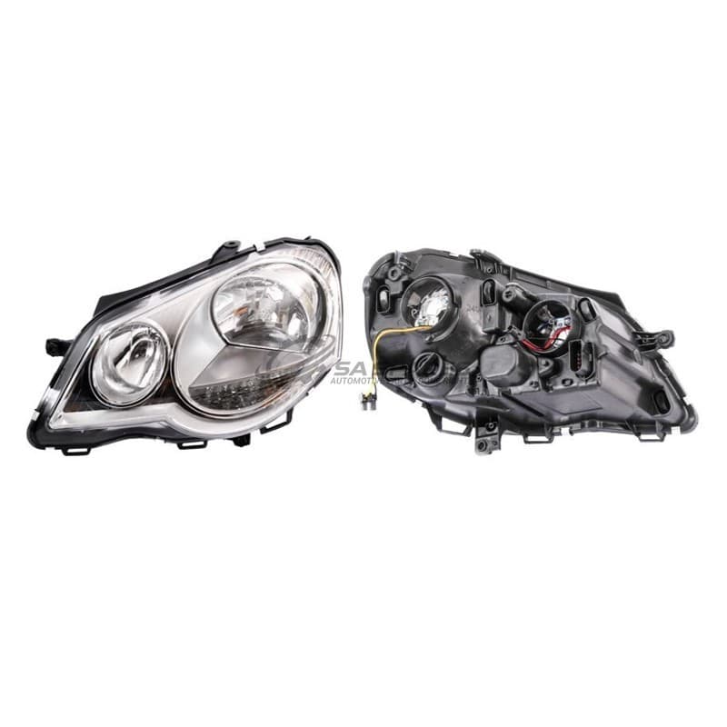 GENERIC Volkswagen Polo 06- Headlamp Chrome Without Motor LH (6Pin)